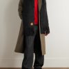 Logo-Appliquéd Fringed Mohair and Wool-Blend Scarf - OU Logo-Appliquéd Fringed Mohair and Wool-Blend Scarf - OU