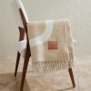 Anagram Leather-Appliquéd Fringed Logo-Jacquard Wool Blanket