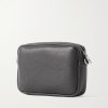 Pebble Full-Grain Leather Messenger Bag - BK