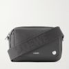 Pebble Full-Grain Leather Messenger Bag