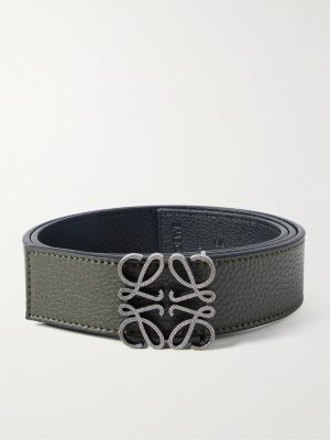 Anagram 3.5cm Reversible Leather Belt
