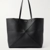 Puzzle Fold Leather Tote Puzzle Fold Leather Tote