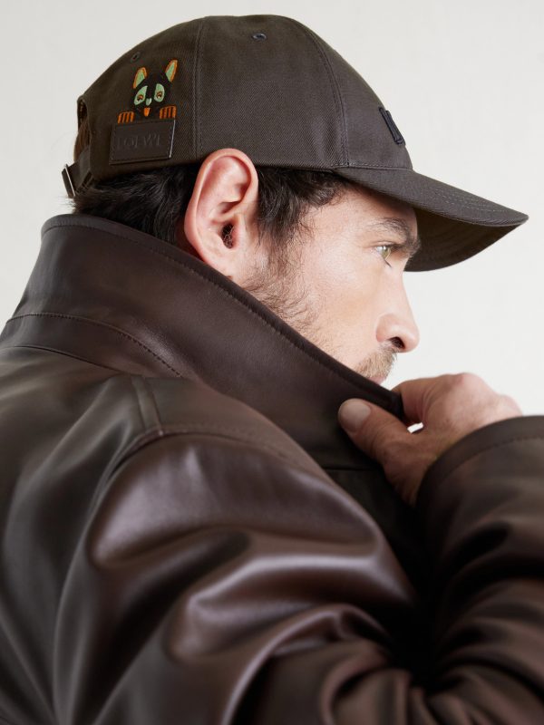 + Louis Wain Futurist Cat Leather-Trimmed Appliquéd Embroidered Cotton-Canvas Baseball Cap - FR + Louis Wain Futurist Cat Leather-Trimmed Appliquéd Embroidered Cotton-Canvas Baseball Cap - FR