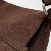Puzzle Edge Large Logo-Debossed Nubuck Messenger Bag - CU Puzzle Edge Large Logo-Debossed Nubuck Messenger Bag - CU