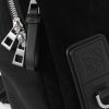 Flex Sling Leather and Suede-Trimmed Canvas Bag - CU