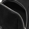 Flex Sling Leather and Suede-Trimmed Canvas Bag - E1
