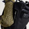Flex Logo-Embossed Suede and Canvas Backpack - E2
