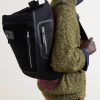 Flex Logo-Embossed Suede and Canvas Backpack - FR