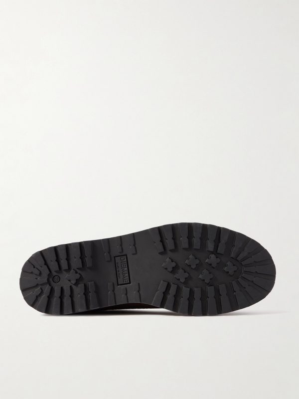 Ampezzo Rubber-Trimmed Brushed-Suede Boots - E1