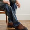 Ampezzo Rubber-Trimmed Brushed-Suede Boots - OU
