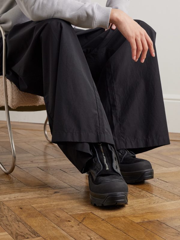 Spezzamonte Rubber-Trimmed Suede and Full-Grain Leather Boots - OU Spezzamonte Rubber-Trimmed Suede and Full-Grain Leather Boots - OU