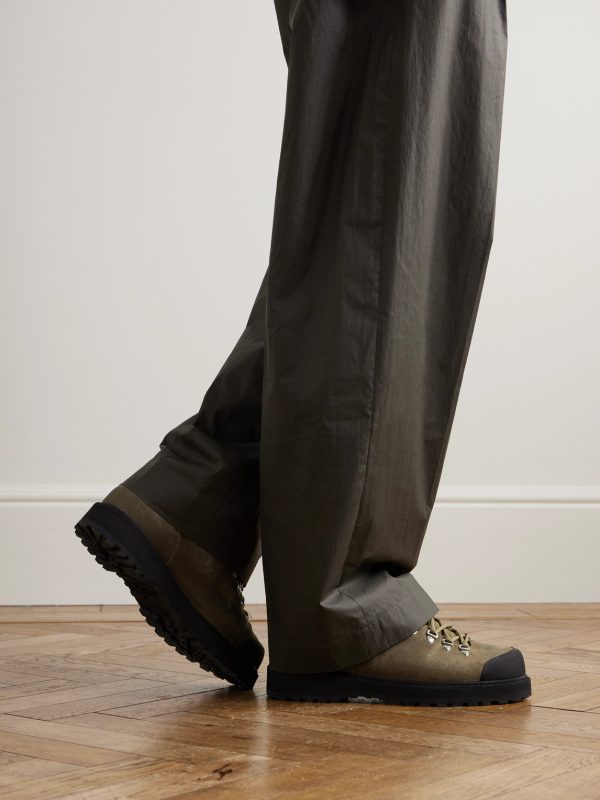 Desert Oasis Cornaro Rubber-Trimmed Waxed-Suede Boots - OU Desert Oasis Cornaro Rubber-Trimmed Waxed-Suede Boots - OU