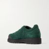 Ampezzo Rubber-Trimmed Brushed-Suede Boots - BK Ampezzo Rubber-Trimmed Brushed-Suede Boots - BK