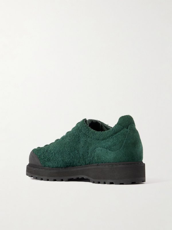 Ampezzo Rubber-Trimmed Brushed-Suede Boots - BK Ampezzo Rubber-Trimmed Brushed-Suede Boots - BK