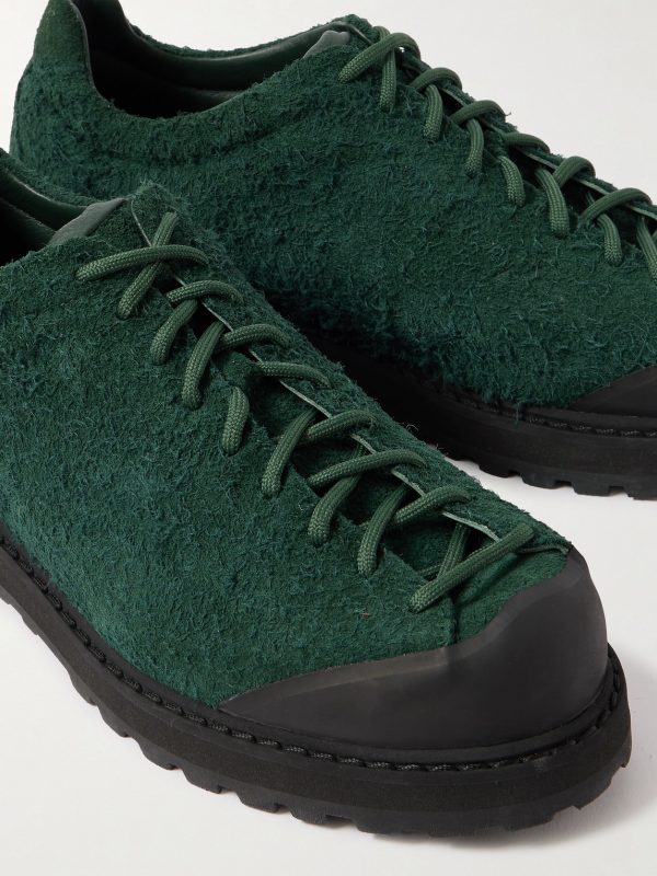 Ampezzo Rubber-Trimmed Brushed-Suede Boots - CU Ampezzo Rubber-Trimmed Brushed-Suede Boots - CU