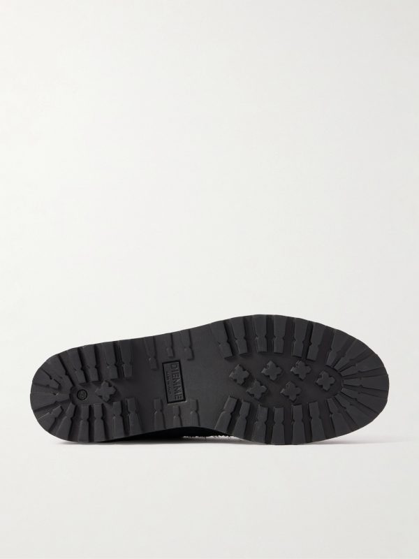 Ampezzo Rubber-Trimmed Brushed-Suede Boots - E1 Ampezzo Rubber-Trimmed Brushed-Suede Boots - E1