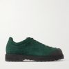 Ampezzo Rubber-Trimmed Brushed-Suede Boots Ampezzo Rubber-Trimmed Brushed-Suede Boots
