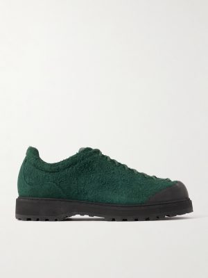 Ampezzo Rubber-Trimmed Brushed-Suede Boots