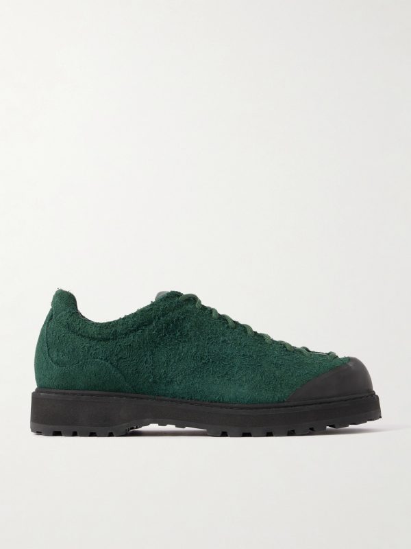 Ampezzo Rubber-Trimmed Brushed-Suede Boots Ampezzo Rubber-Trimmed Brushed-Suede Boots