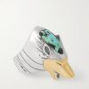 + Yellowstone Forever Lamar Sterling Silver, 18-Karat Gold and Turquoise Ring + Yellowstone Forever Lamar Sterling Silver, 18-Karat Gold and Turquoise Ring