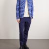 Logo-Appliquéd Chambray-Trimmed Stretch Cotton-Jersey T-Shirt - OU