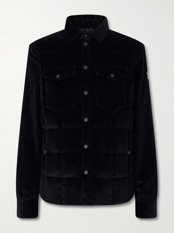 Gelt Quilted Cotton-Blend Corduroy Down Shirt Jacket Gelt Quilted Cotton-Blend Corduroy Down Shirt Jacket