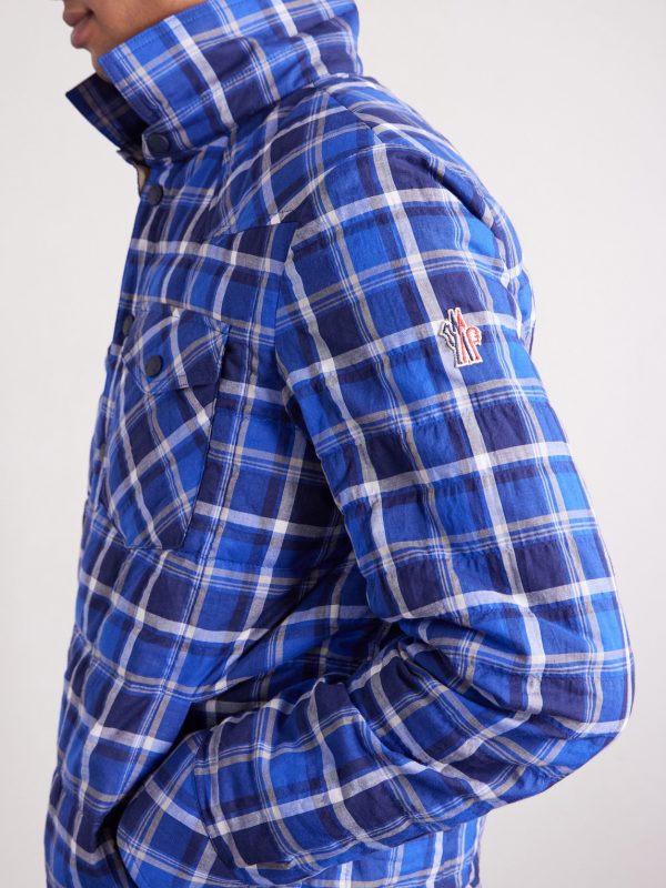 Gelt Quilted Checked Cotton-Blend Down Shirt Jacket - CU Gelt Quilted Checked Cotton-Blend Down Shirt Jacket - CU