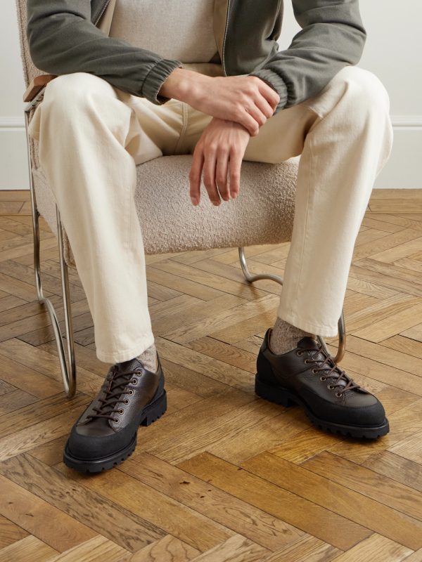 The Hybrid Hiker Full-Grain Leather Boots - OU