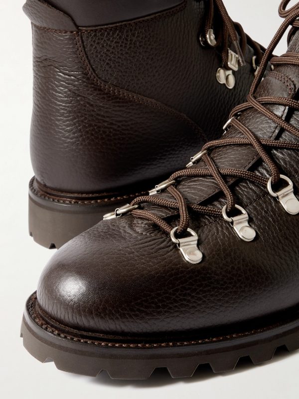 Full-Grain Leather Hiking Boots - CU