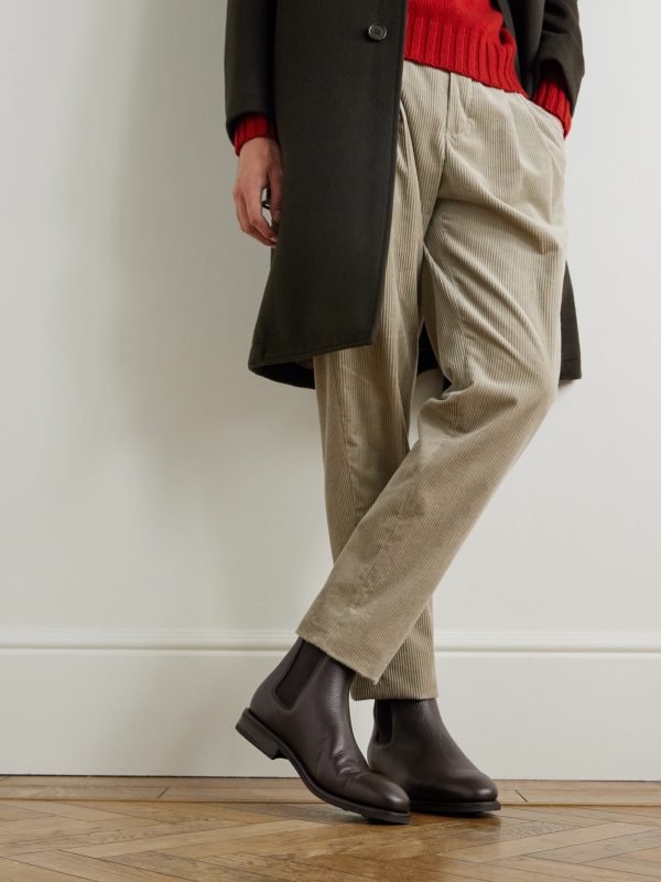 Full-Grain Leather Chelsea Boots - OU