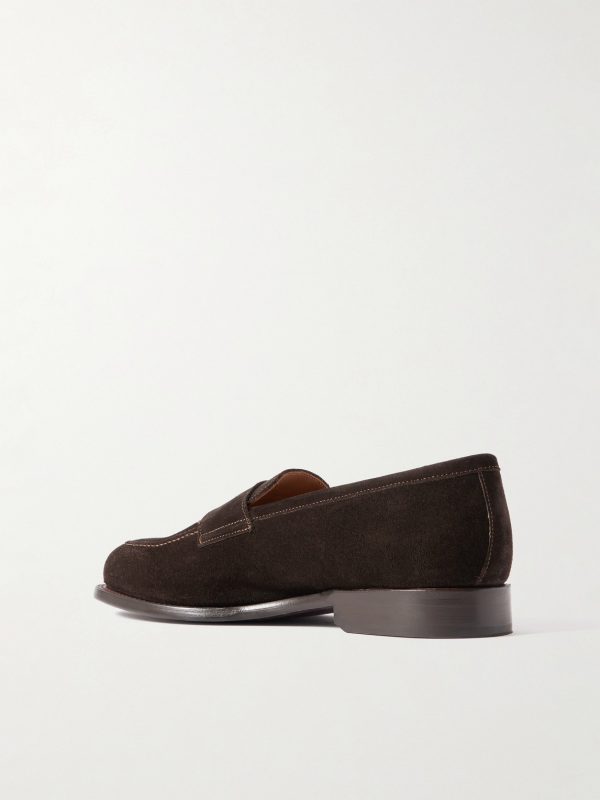 Suede Penny Loafers - BK Suede Penny Loafers - BK