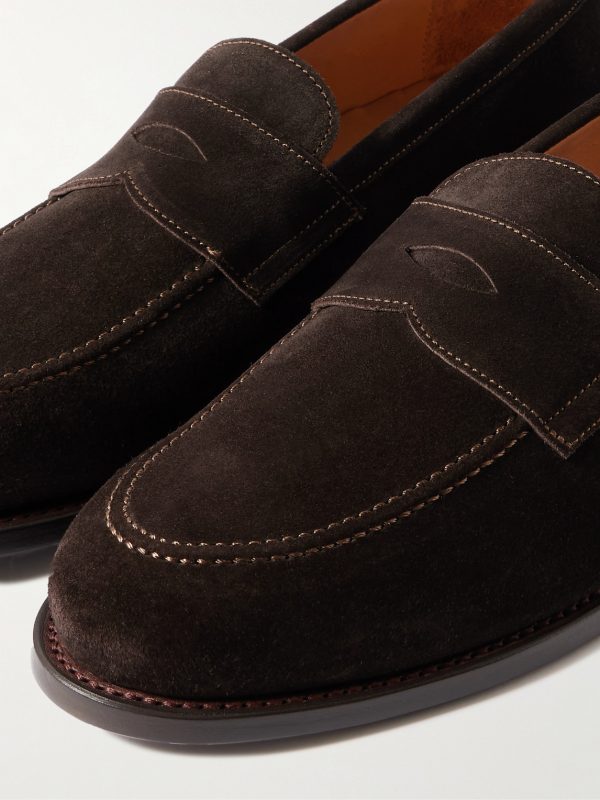 Suede Penny Loafers - CU Suede Penny Loafers - CU