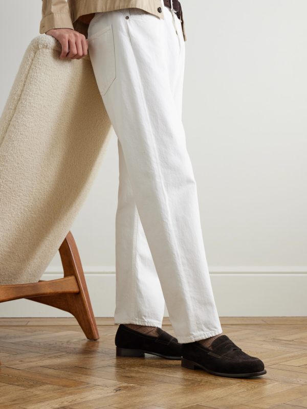 Suede Penny Loafers - OU Suede Penny Loafers - OU
