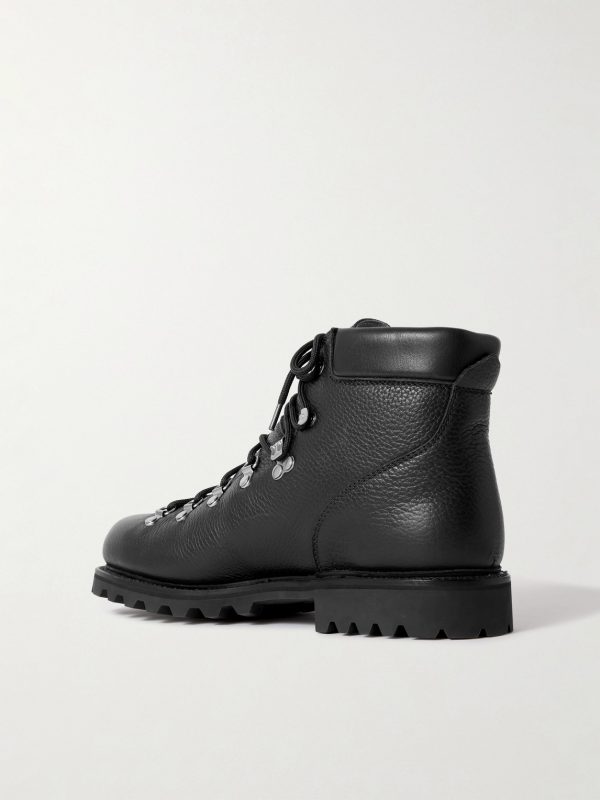 Full-Grain Leather Hiking Boots - BK