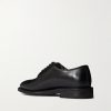 The Plain Toe Leather Derby Shoes - BK The Plain Toe Leather Derby Shoes - BK