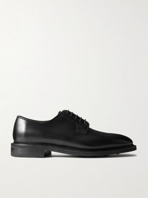The Plain Toe Leather Derby Shoes The Plain Toe Leather Derby Shoes