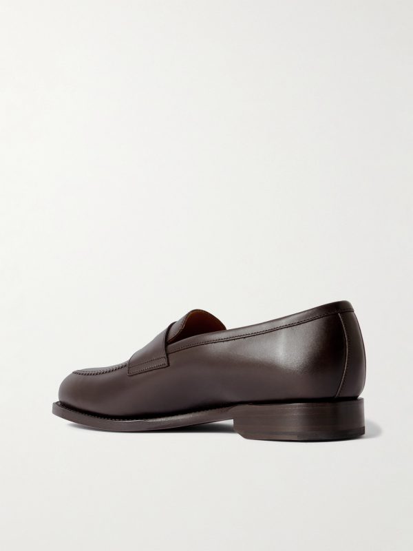 Leather Penny Loafers - BK Leather Penny Loafers - BK