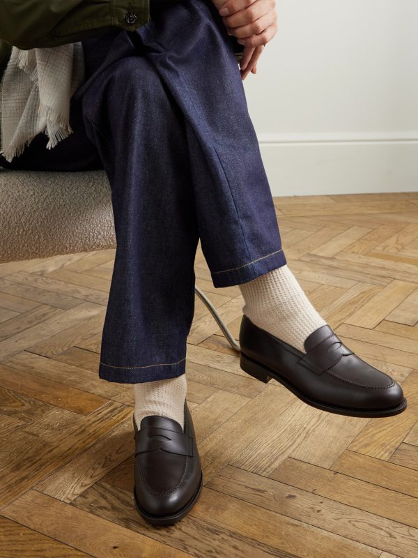 Leather Penny Loafers - OU Leather Penny Loafers - OU