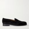 Suede Penny Loafers