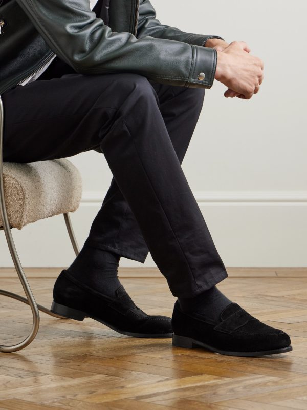 Suede Penny Loafers - OU