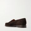 The Ivy Suede Penny Loafers - BK The Ivy Suede Penny Loafers - BK