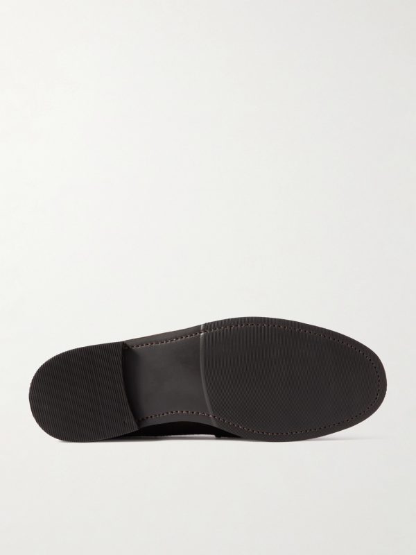 The Ivy Suede Penny Loafers - E1 The Ivy Suede Penny Loafers - E1