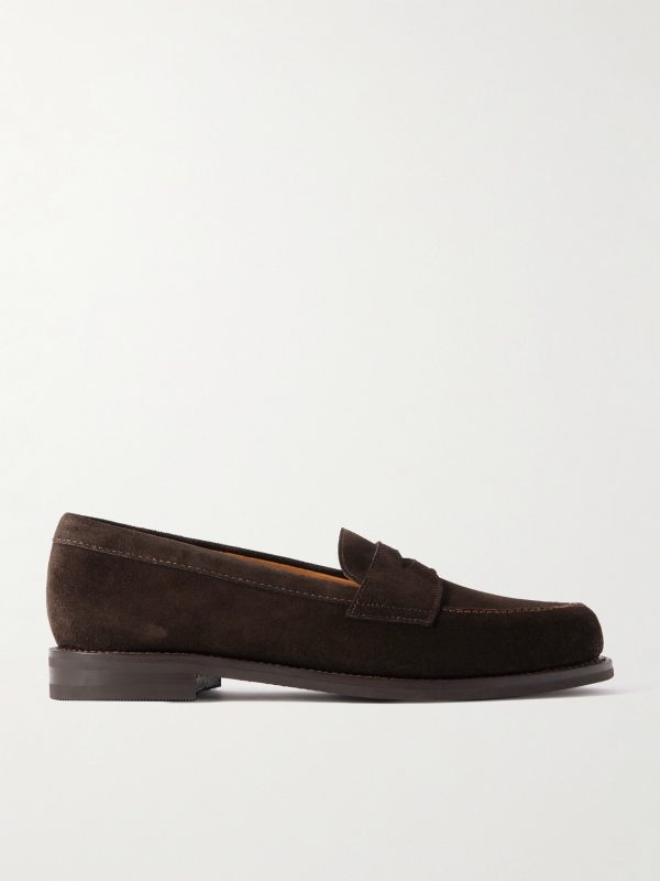 The Ivy Suede Penny Loafers The Ivy Suede Penny Loafers