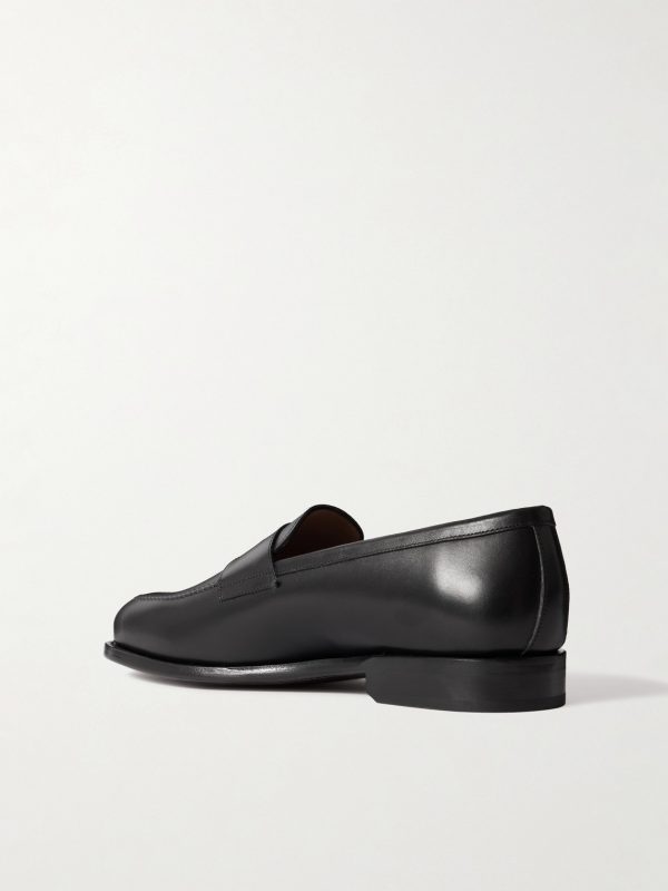 Leather Penny Loafers - BK Leather Penny Loafers - BK