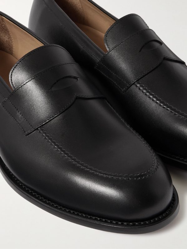 Leather Penny Loafers - CU Leather Penny Loafers - CU
