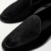 The Belgian Leather-Trimmed Suede Loafers - CU The Belgian Leather-Trimmed Suede Loafers - CU