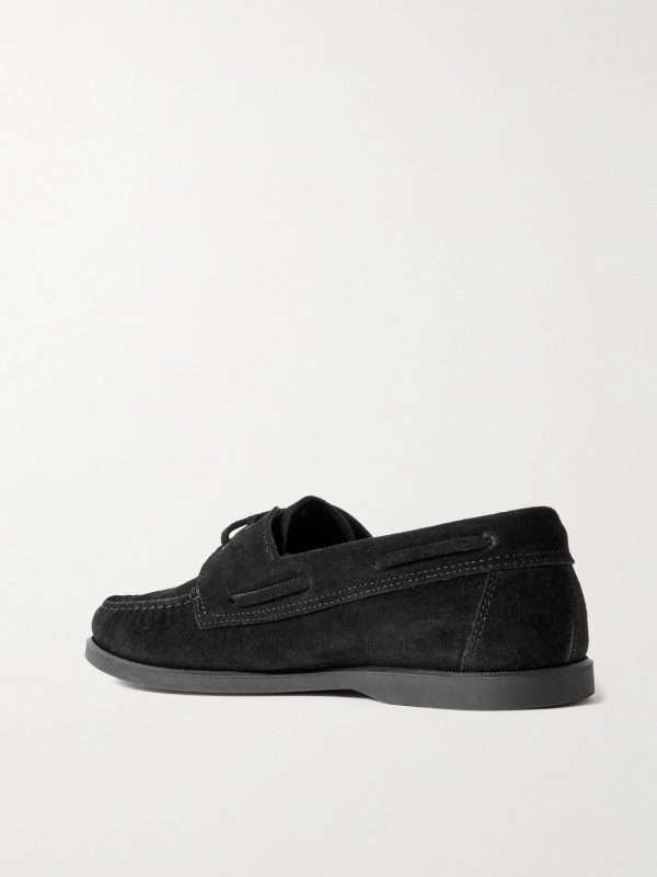 Suede Boat Shoes - BK