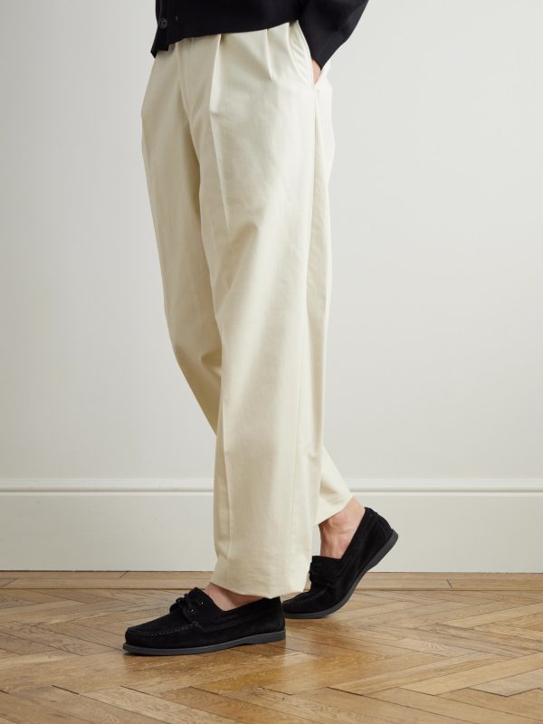 Suede Boat Shoes - OU