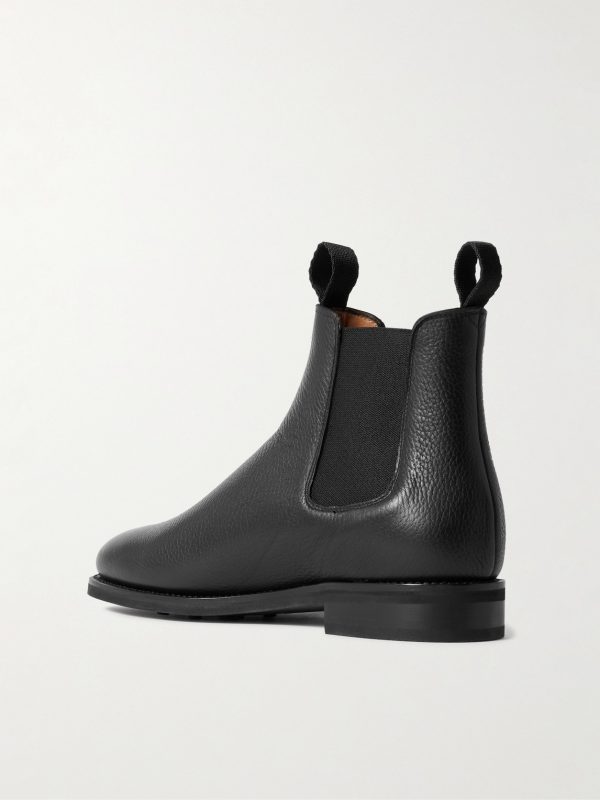Full-Grain Leather Chelsea Boots - BK Full-Grain Leather Chelsea Boots - BK