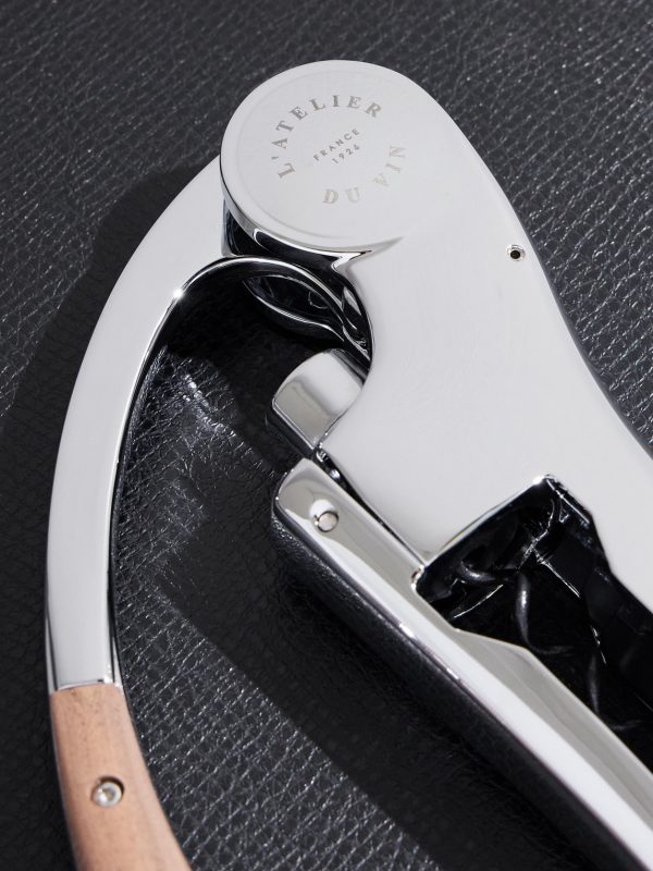 Oeno Motion® Nomad Silver-Tone and Walnut Corkscrew - CU Oeno Motion® Nomad Silver-Tone and Walnut Corkscrew - CU